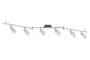 60075 Spot Light GU10 230V 6x7W Wolba rod chrome wood/glass. ������� �� ������: 0 ��.