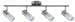 60083 Spot Light GU10 230V 4x7W Zygla rod iron brushed metal/glass. ������� �� ������: 0 ��.