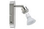 60102 Spot Lights DecoSystems beam 1x40W GZ10 230V brushed iron metal. ������� �� ������: 0 ��.