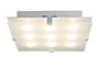 70129 WallCeiling XETA 24W LED 300x300mm chrome matt 230V metal/glass. ������� �� ������: 0 ��.
