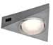 98343 Furniture triangular Disc 1x9W 230V GX53 iron nickel Metal