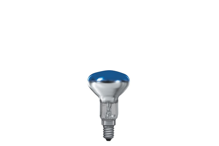 Paulmann. 20124 Лампа R50 рефлект., синяя-прозрачн. E14, 25W