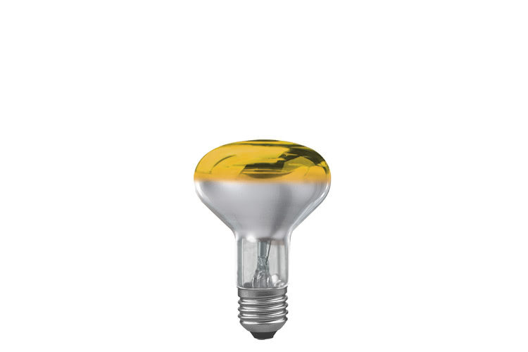 Paulmann. 25062 Лампа R80 рефлект., желтая-прозрачн. E27, 60W