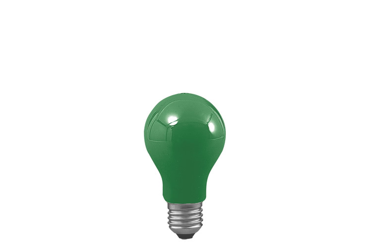 Paulmann. 40043 Лампа AGL, E27, зеленая 40W
