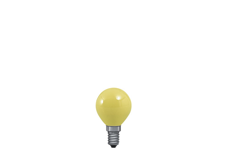 Paulmann. 40122 Лампа Капля, желтая, E14, 45мм 25W