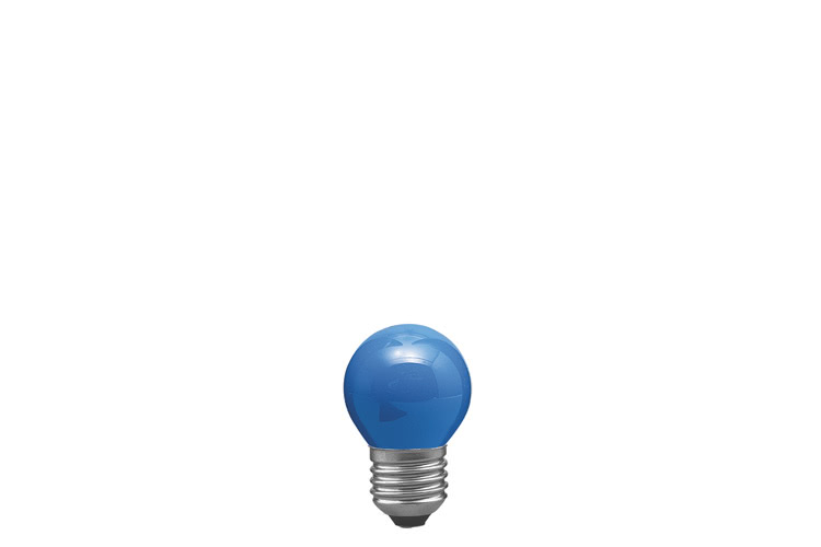 Paulmann. 40134 Лампа Капля, синяя, E27, 45мм 25W