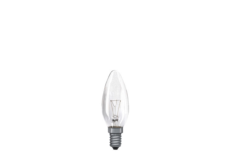 Paulmann. 44820 Лампа свеча прозрачн., E14, 35мм 25W