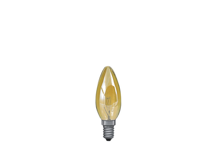Paulmann. 49140 Лампа свеча, желтая, E14, 35мм 40W