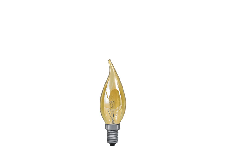 Paulmann. 51027 Лампа свеча- порыв ветра, желтая, E14, 35мм 25W