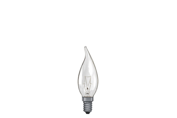 Paulmann. 51041 Лампа свеча- порыв ветра, прозрачная, E14, 35мм 40W