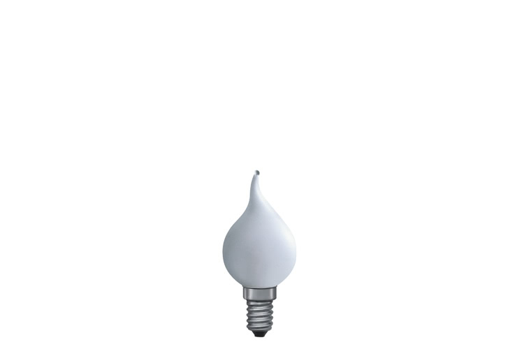 Paulmann. 51640 Лампа шаровидная свеча, сатин, E14, 45мм 40W