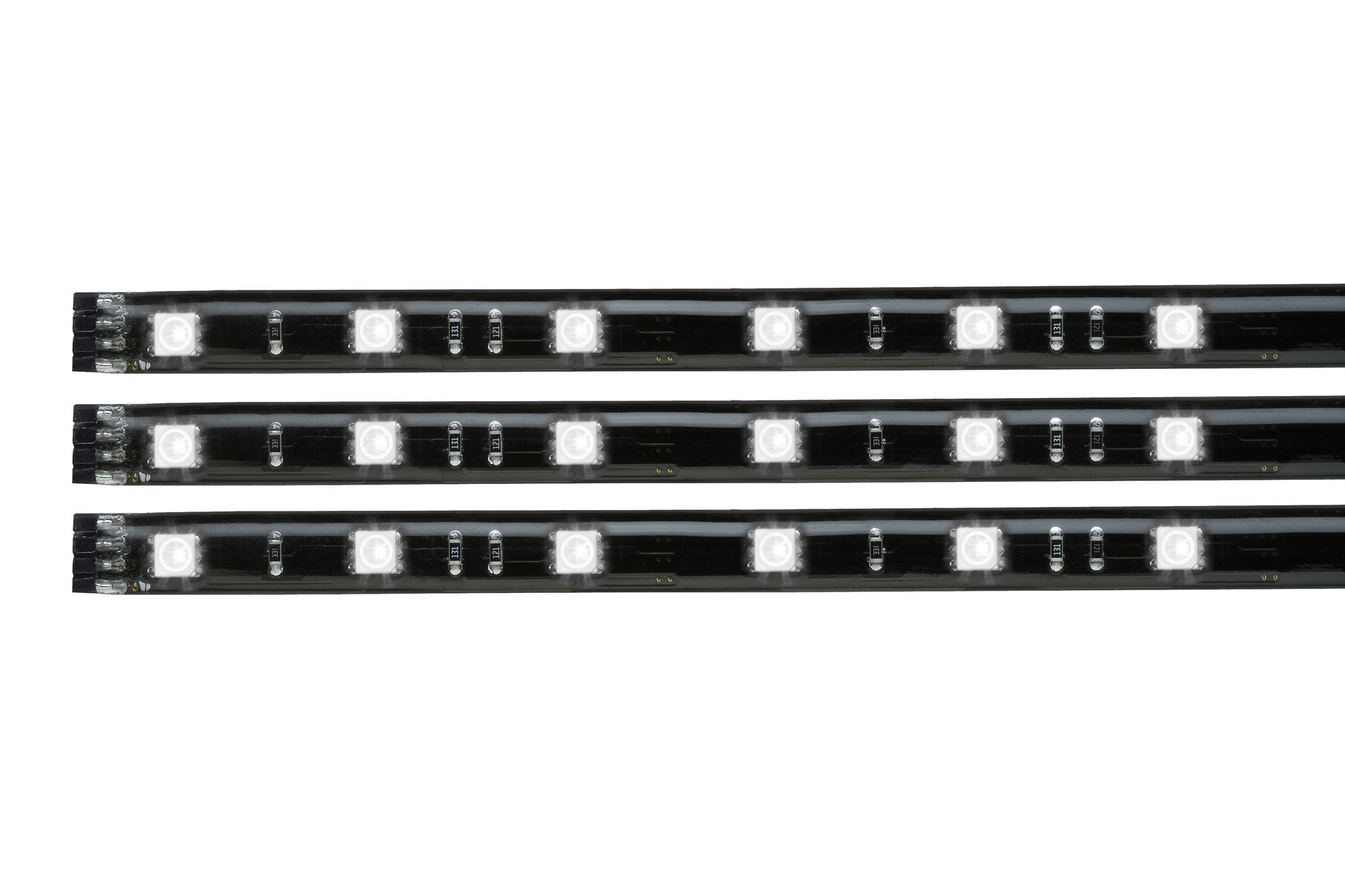Paulmann. 70214 Лента светодиодная Stripe Set 3x98cm RGB 3x9,36W Schwarz Kunststoff