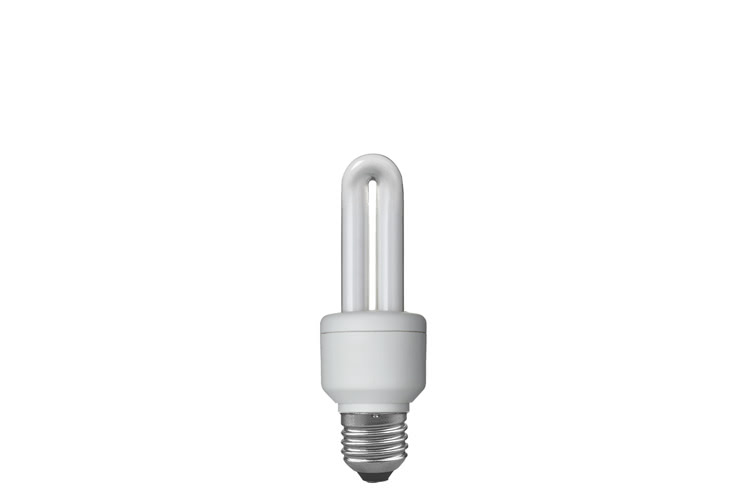 Paulmann. 88209 Лампа ESL 230V 9W=50W E27 (D-40mm,H-130mm) теплый белый