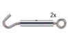 17800 Wire Systems Light&Easy cable holder 1 pair Chrome