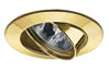 17958 Premium recessed light swiveling max.50W 12V GU5,3 83mm Gold alu zinc