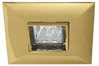 5706 Quadro recessed light swiveling max.35W 12V GU5,3 Gold alu zinc