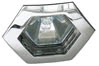 5753 Hexa recessed light max.35W 12V GU5,3 79mm Chrome alu zinc