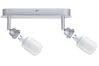 60022 Spotlights DecoSystems Balken 2x7W GZ10 alu matt 230V Metall