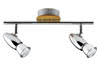 60086 Spot Light GU10 230V 2x8W Rolim bar chrome wood/metal. ������� �� ������: 0 ��.