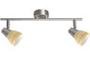 66044 Spotlights Maranta 2x40W G9 Nickel Satinised/orange 230V