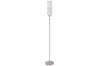 66047 Living Sibari floor lamp max.60W E27 Nickel Satinised/opal-brown 230V