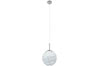 66051 Living Giba pendant lamp max.60W E27 Nickel Satinised/opal-brown 230V