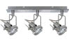 66170 Home & OffIce Techno 3x50W GU10 brushed Iron 230V alu/glass