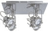 66172 Spotlights Techno circus 4x50W GU10 Iron brushed 230V Metal
