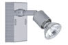 66226 Spotlights Montana wall lamp 50W GU10 alu/Chrome 230V alu/glass