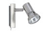 66308 Spotlights Teja beam 50W GU10 Nickel Satinised 230V alu/glass