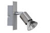 66363 TIP Spotlights Georgia spotlight 50W     GU10 brushed iron 230V alu/glass