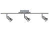 66365 TIP Spotlights Georgia beam 3x50W GU10   brushed iron 230V alu/glass