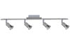 66366 TIP Spotlights Georgia beam 4x50W GU10   brushed iron 230V alu/glass