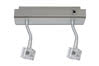 66478 Spotlights GEO beam Q-Flex 2x3W Chrome matt 230V Metal