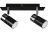 66512 Spotlights Zyli ESL 2x7W GU10 Black/Chrome 230V