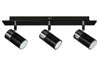 66513 Spotlights Zyli ESL 3x7W GU10 Black/Chrome 230V