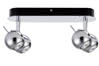 66528 Spotlights Sphere35 beam 2x(2x20W) GU4 Chrome 230/12V 105VA Metal