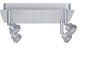 66629 Spotlights Mac� RD circle 4x20W GU4 Chrome matt 230 12V 1x80VA Plastic
