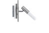 66578 Spotlights Phorus beam 1x10W E14 tube lamp Nickel nickel Opal 230V Metal