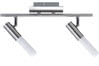 66579 Spotlights Phorus beam 2x10W E14 tube lamp Nickel nickel Opal 230V Metal