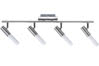 66581 Spotlights Phorus beam 4x10W E14 tube lamp Nickel nickel Opal 230V Metal