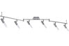 66582 Spotlights Phorus beam 6x10W E14 tube lamp Nickel nickel Opal 230V Metal