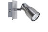 66583 Spotlights Meli beam 1x8W GU10 Nickel sat. 230V Metal
