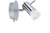 66591 Spotlights Isa beam 1x7W GU10 Chrome 230V Metal