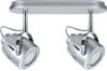 66615 Spotlights Mega beam 2x11W GU10 Chrome matt 230V Metal