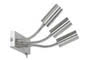 70010 Living CombiSystems wall lamp max.3x60W E27 Brushed iron 230V Metal. ������� �� ������: 0 ��.