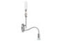 70065 Living 2Easy Wall&Reading lamp 1 E27 +1x7W GU10 ESL Iron brushed 230V metal. ������� �� ������: 1 ��.