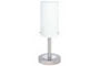 77015 Table&Desk Milla Tischleuchte max.1x60W E14 Nickel geb�rstet/Opal 230V Met/Glas. ������� �� ������: 0 ��.