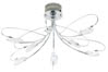 79261 Living Pineto ceiling lamp 8x20W G4 Chrome/Clear 230/12V 200VA