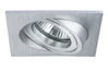 92521 Premium recessed light Drilled aluminum square schwb. 105VA 230/12V 3x35W GU5, 3 51mm aluminum born. ������� �� ������: 0 ��.